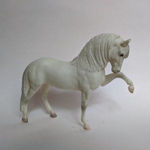 White Andalysian Horse #68 Legionario, Vintage